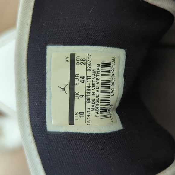 Mens Nike Jordan 1 Flight White sneakers, size 10 - Picture 4 of 5